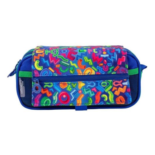 Estuche Triple Practicdomus Portatodo Cerniere Material Scolastico