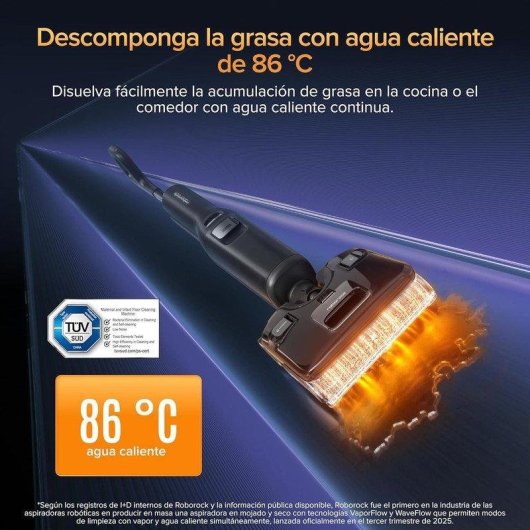Akku Staubsauger Roborock F25 Ultra 22000 Pa 60 Minuten Dampf 180°C