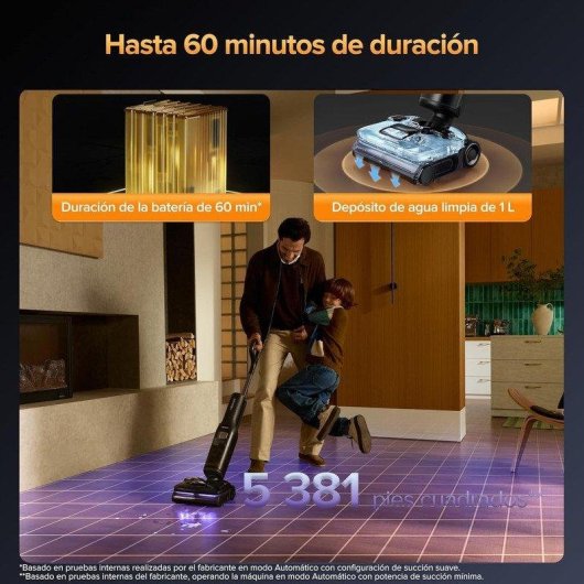 Akku Staubsauger Roborock F25 Ultra 22000 Pa 60 Minuten Dampf 180°C