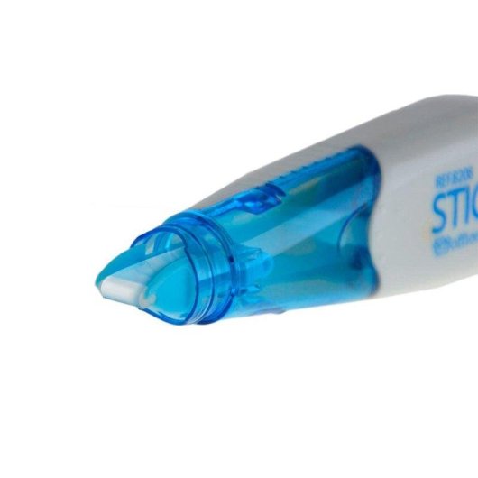 Office Box - Nastro adesivo ricaricabile blu con coperchio protettivo