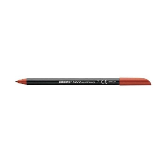 Pennarello a fibra Edding 1200 punta tonda 0,5 mm marrone