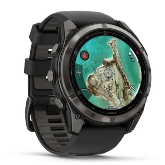 Garmin fēnix 8 Pro Bluetooth GPS NFC 51mm LED Noir Gris Titane Étanche 10ATM