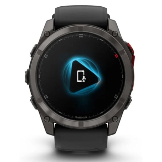 Garmin fēnix 8 Pro Bluetooth GPS NFC 51mm LED Noir Gris Titane Étanche 10ATM