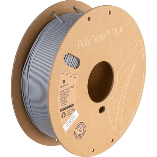 Filamento PLA Polymaker PA04009 Gris 1,75 mm 3 kg Haute Qualité