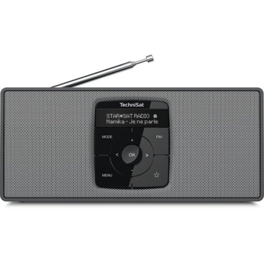 Radio Portative TechniSat 0000/3911 DAB+ FM Bluetooth 4.1 OLED Noir/Argent