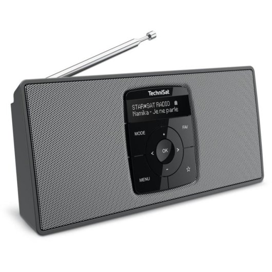Radio Portative TechniSat 0000/3911 DAB+ FM Bluetooth 4.1 OLED Noir/Argent
