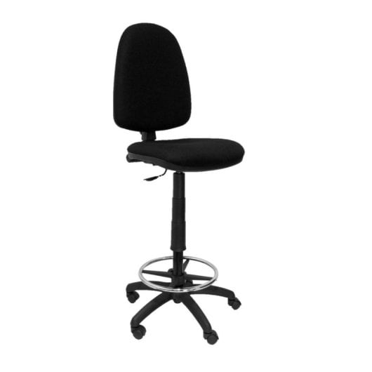 Taburete Ergonómico Piqueras y Crespo T04CPBALI840 con Aro Reposapiés Cromado