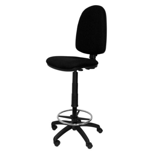 Taburete Ergonómico Piqueras y Crespo T04CPBALI840 con Aro Reposapiés Cromado