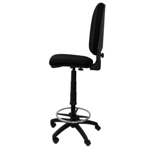 Taburete Ergonómico Piqueras y Crespo T04CPBALI840 con Aro Reposapiés Cromado
