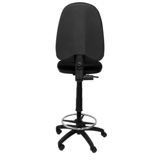 Taburete Ergonómico Piqueras y Crespo T04CPBALI840 con Aro Reposapiés Cromado