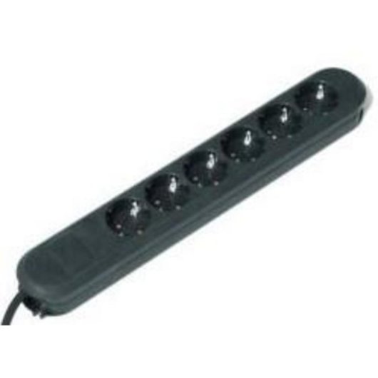 Bachmann SMART Steckdosenleiste 6-fach mit Schalter und Schutz 3 m, Wandmontage möglich