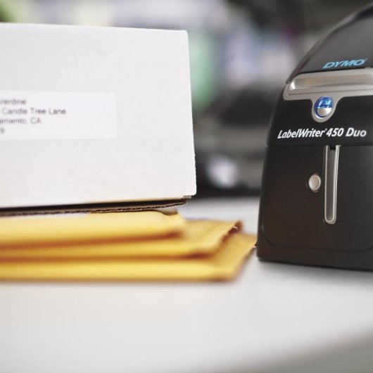 Impresora térmica USB Dymo LabelWriter 450 Duo para PC y Mac con impresión rápida