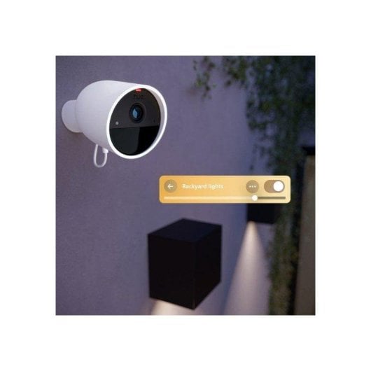 Cámara IP Philips Hue Secure 2K Interior y Exterior Visión Nocturna Audio Bidireccional Control por Voz Resistente IP65