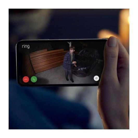 Cámara IP Ring Spotlight Plus Battery FullHD Visión Nocturna Exterior Alarma Panel Solar Audio Bidireccional Control por