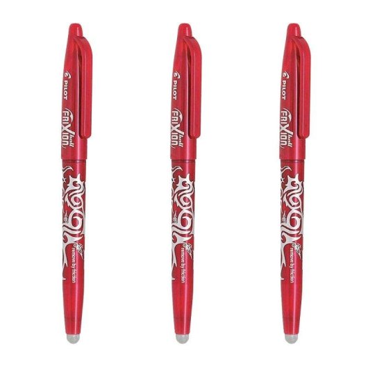 Penna Pilot FriXion Ball Ricaricabile Anti-Fatica 0.7 mm Rossa