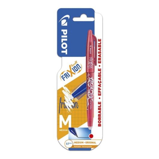 Penna Pilot FriXion Ball Ricaricabile Anti-Fatica 0.7 mm Rossa