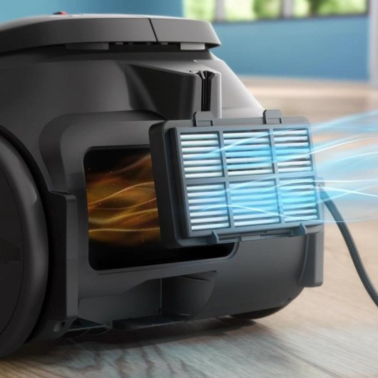 Aspiradora con Bolsa Philips XD2142/12 850W HEPA 3L Gris y Negro