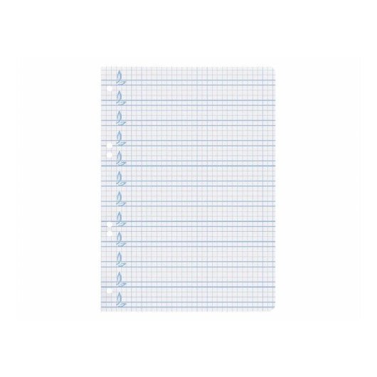 Cuaderno Liderpapel Cuartos 100 Hojas 75 g Cuadriculado Pautado 4 mm Con Margen 6 Taladros