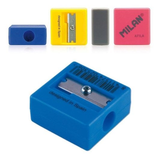 Blister Lapis Grafito Milan HB Gomme et Taille-crayon