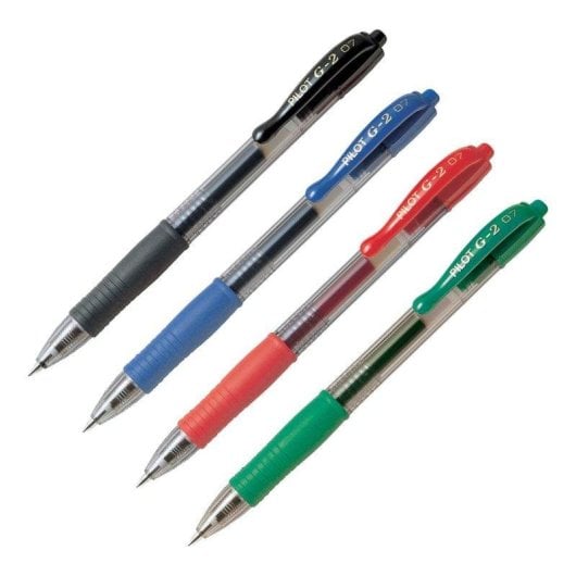Penna Roller Ball Pilot G-2 0.7 mm Inchiostro Verde