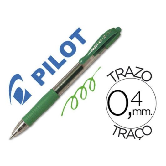 Penna Roller Ball Pilot G-2 0.7 mm Inchiostro Verde