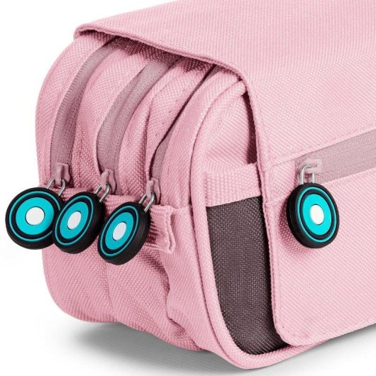 Estuche Portatodo Triple Grafoplás Bits and Bobs Rosa Soft