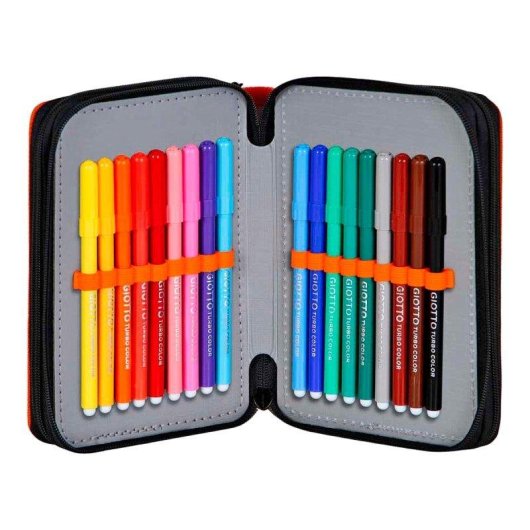 Estuche Plumier Triple Karactermania Barbie Varsity 44 Piezas