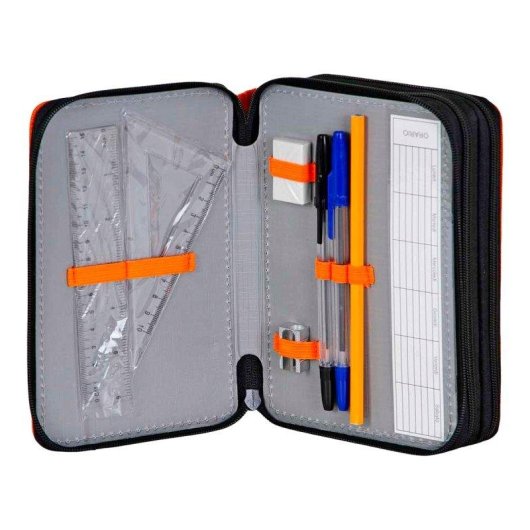 Estuche Plumier Triple Karactermania Barbie Varsity 44 Piezas
