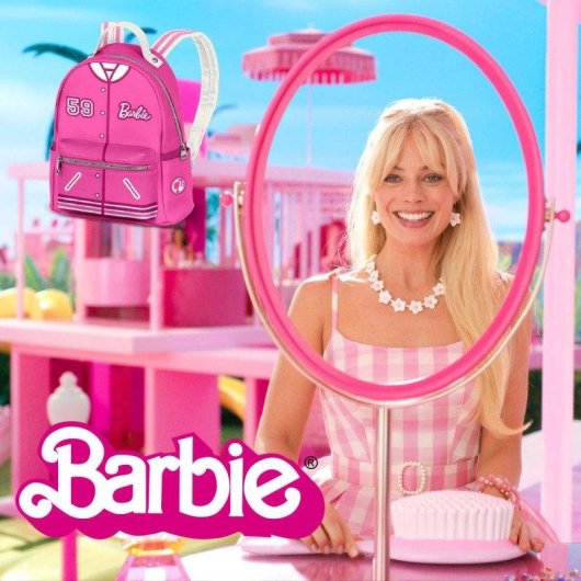 Estuche Plumier Triple Karactermania Barbie Varsity 44 Piezas