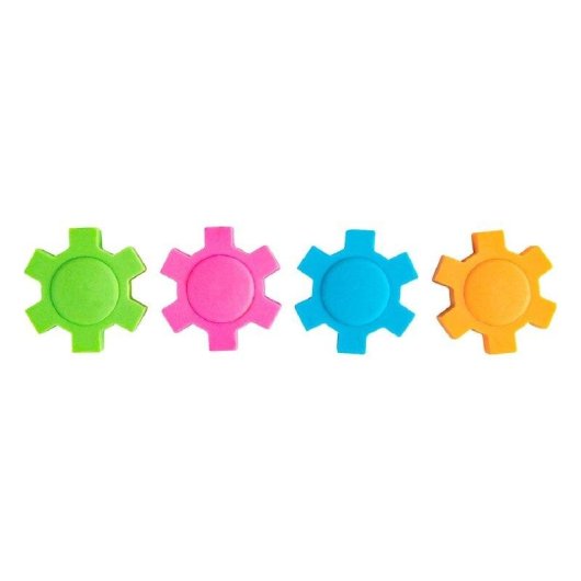 Gomma Mecano a Forma di Ruota Liderpapel Colori Misti