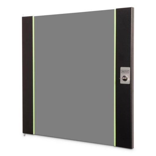 Porte en verre pour rack 19" 12U Serie Unique Digitus Noir