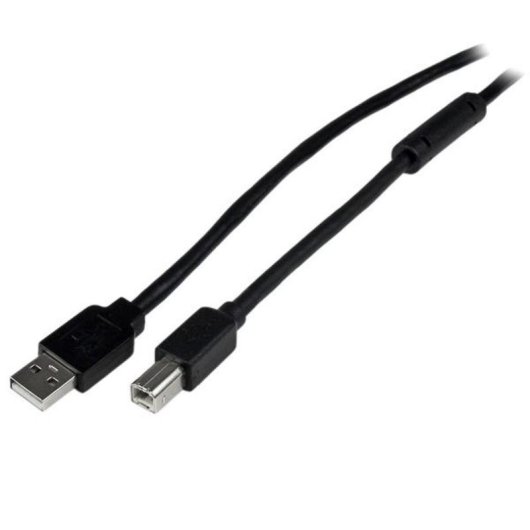 Cabo USB A a B Activo 20 m StarTech.com USB 2.0 Preto