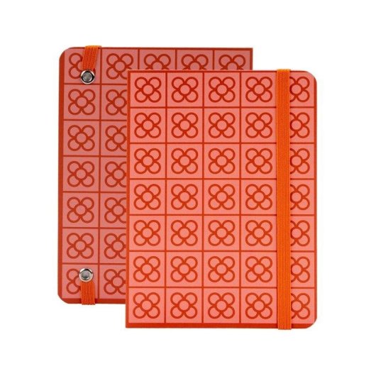 Quaderno A6 Javier Panot copertine rigide segnalibro rosso