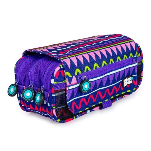 Estuche Portatodo Triple Grafoplás Bits and Bobs Zig Zag