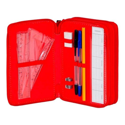 Estuche Plumier Triple Karactermania Disney Mickey Mouse 44 Piezas