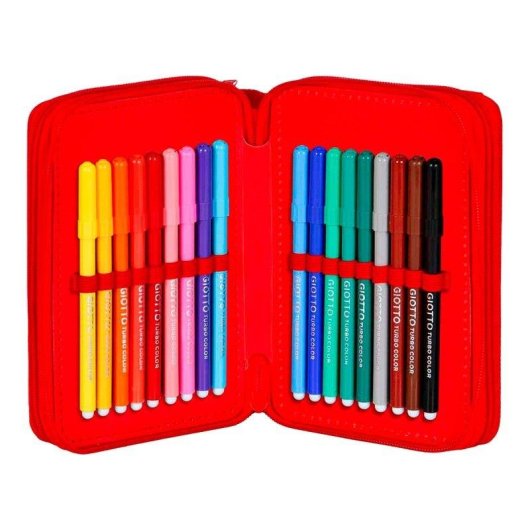 Estuche Plumier Triple Karactermania Disney Mickey Mouse 44 Piezas