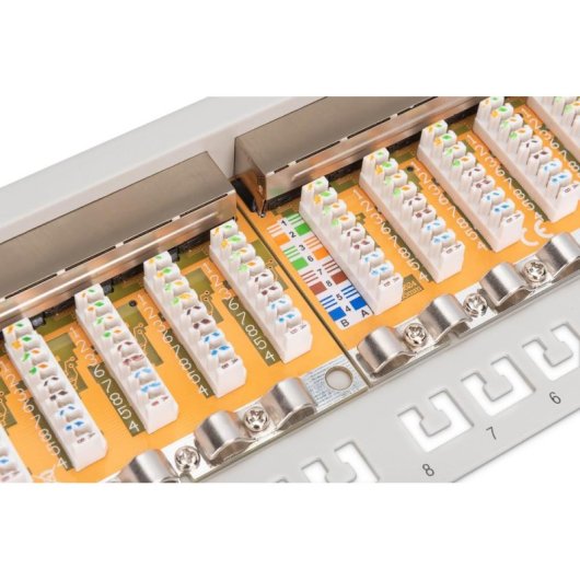 Patch-Panel Digitus CAT 6 Klasse E Geschirmt 24 Ports RJ-45 1U