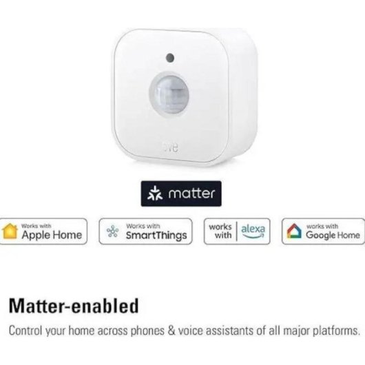 Sensor de Movimiento EVE 10EBY9951 Wireless Interior Exterior IPX3 Thread