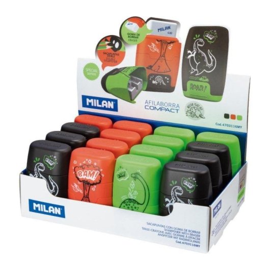 Afilaborra Milan Million Years Ago Rosso con 4 Gomme di Ricambio