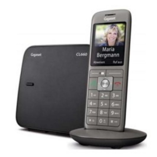 Teléfono Gigaset CL 660 DECT Inalámbrico con Altavoz y 400 Entradas