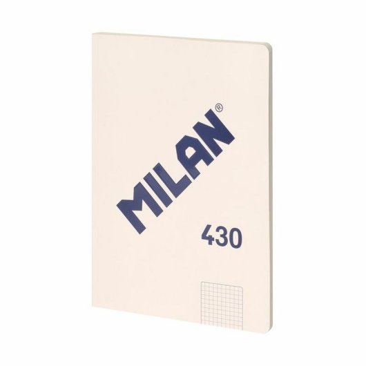 Libreta A4 Milan 430 48 Hojas Cuadriculées 95gr Beige