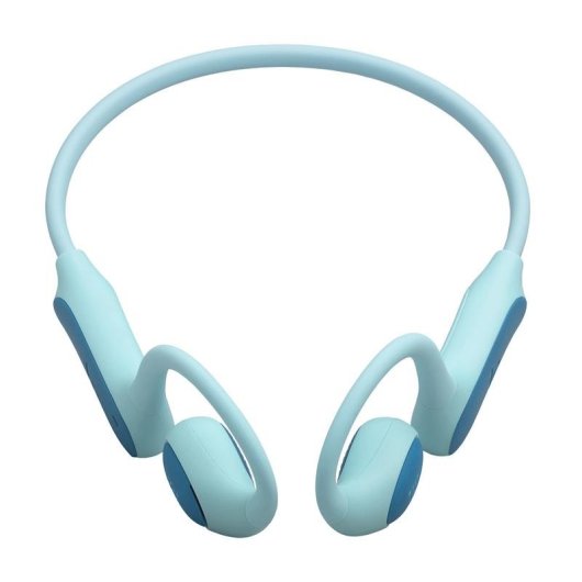 Auriculares JBL Junior Free sem fios Bluetooth para desporto com proteção IPX4, microfone, verde azulado