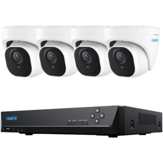 Cámara IP Reolink RLK8-520D4 2K Visión Nocturna Interior y Exterior PoE