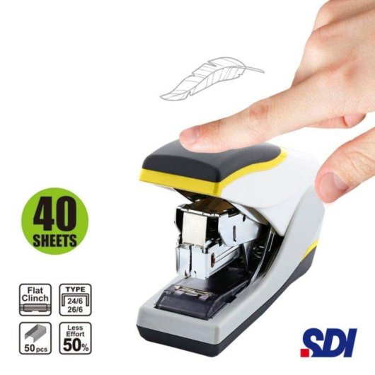 Agrafatrice SDI Solid Touch - Piccola Agrafatrice a Sforzo Ridotto con Toucher Morbido
