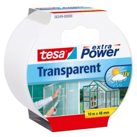 Nastro Adesivo Tesa Extra Power Trasparente 10 m x 48 mm