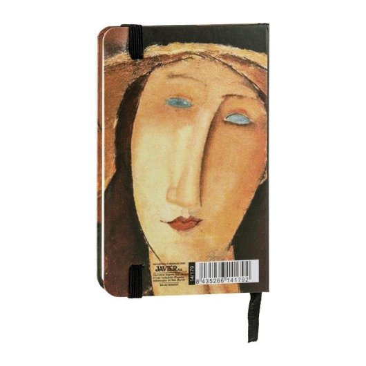 Quaderno A6 Javier Modigliani con Copertine Rigide e Segnalibro