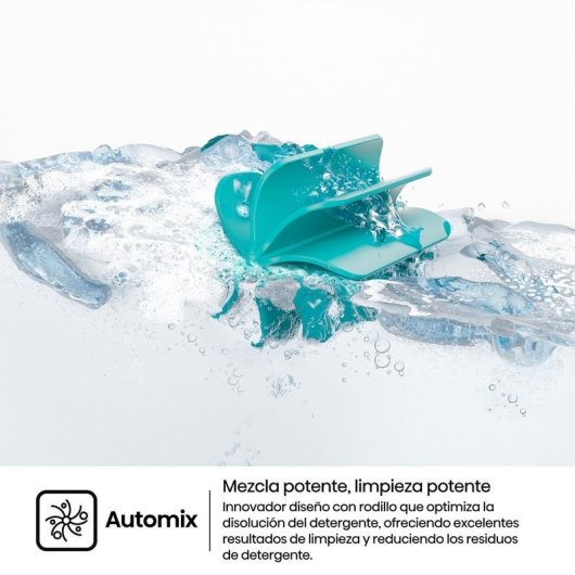 Lavadora Hisense WF1I9042BTP2 Carga Frontal 9 Kg 1400 rpm A Negra con Tecnología Inverter y Vapor