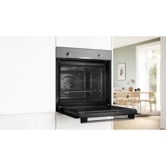 Forno Multifunções Bosch HBA510BR4 Limpeza Manual 71L 60cm A Grill Preto Inox