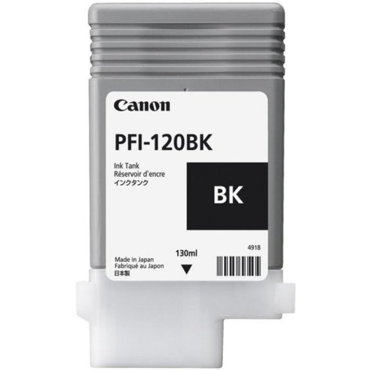 Cartucho de Tinta Canon PFI-120BK Negro Original 130 ml