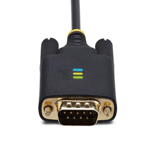 Adaptador USB a Serie StarTech.com 2 Puertos RS232 DB9 4m Negro Gris